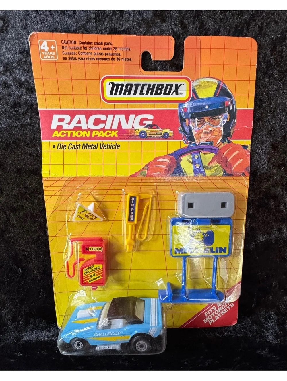 Matchbox Racing Action Pack Die Cast Metal Vehicle with Accessories